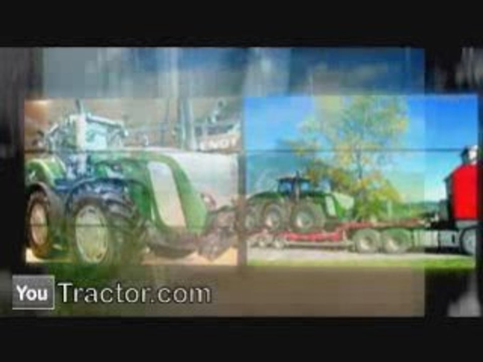 tractors harvesting
