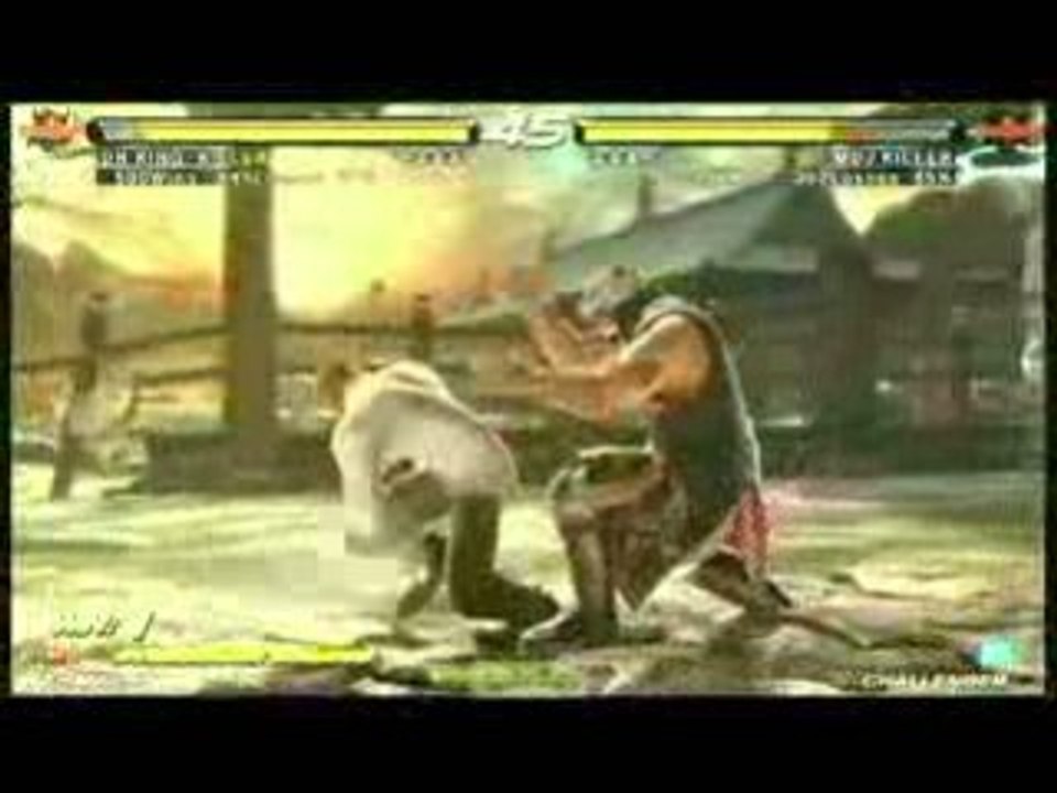 Tekken6 : Maddog-Jin (Hwo) Vs Kingbaksa (Kin)