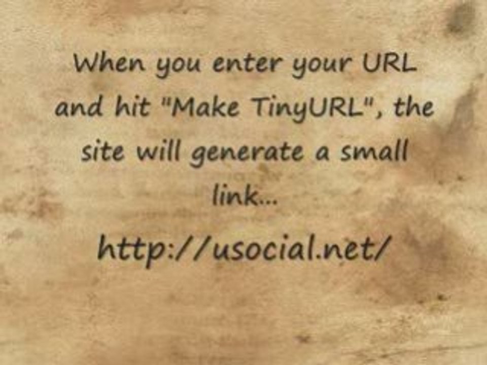 What is TinyURL?
