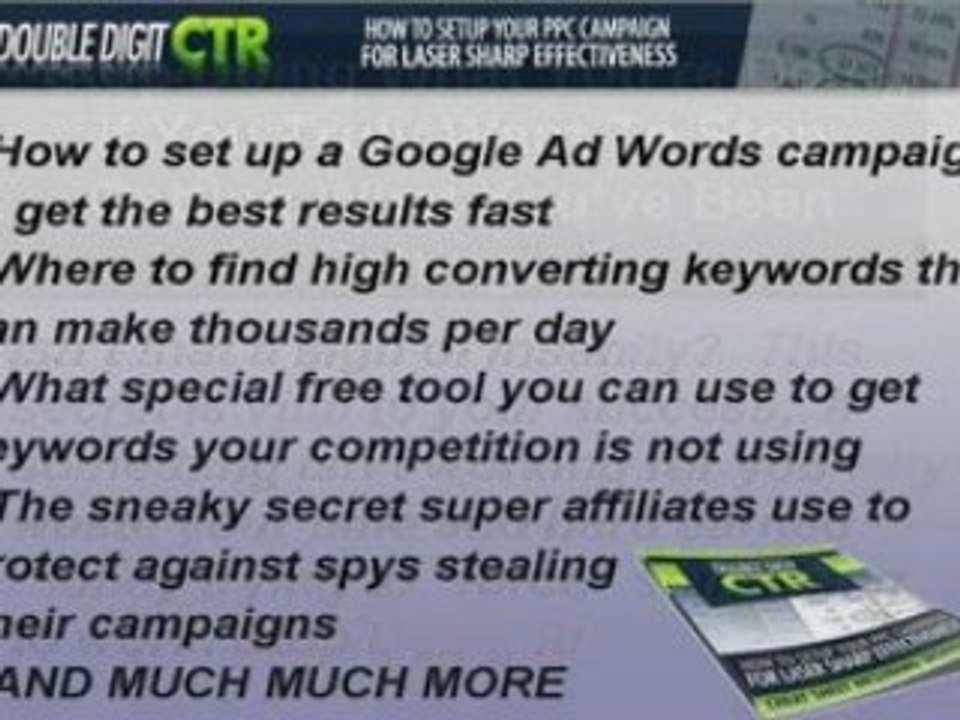 PPC Marketing Secrets Revealed - Double Digit CTR