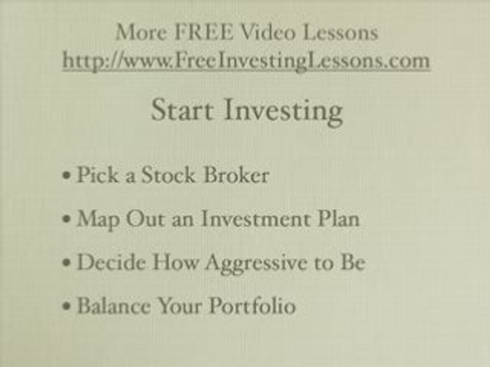Basics of stock market investing
