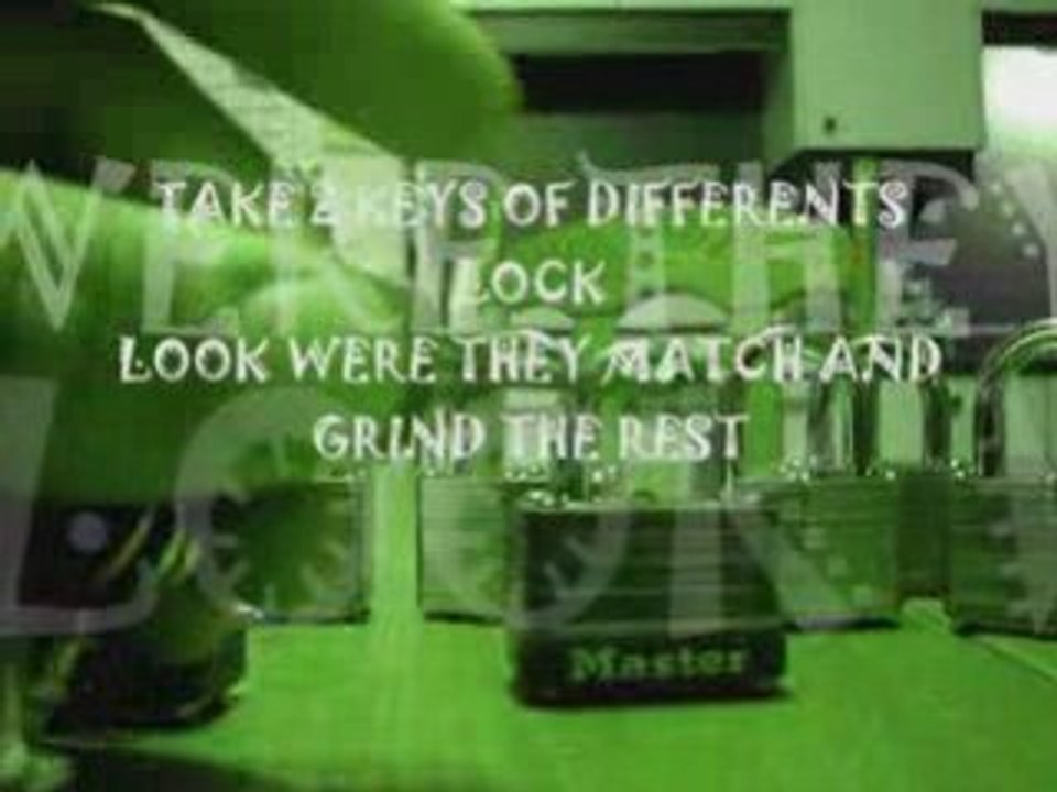 Warded lock lockpicking