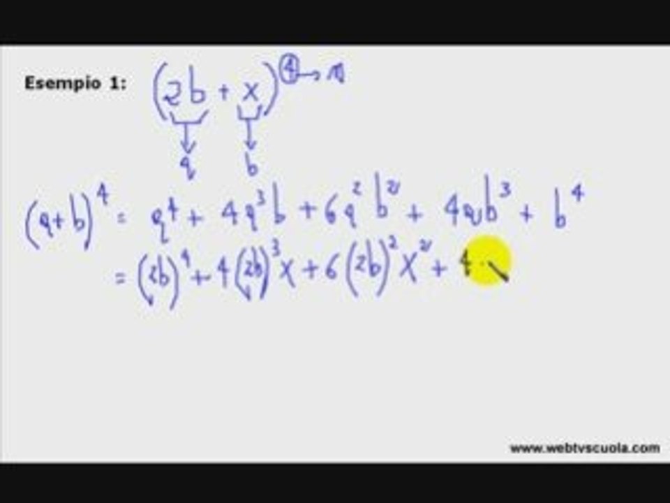Matematica: Esercizi Triangolo di Tartaglia