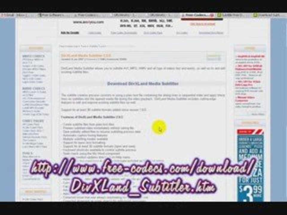 FREE Subtitle Software - Geronimo Rubio -