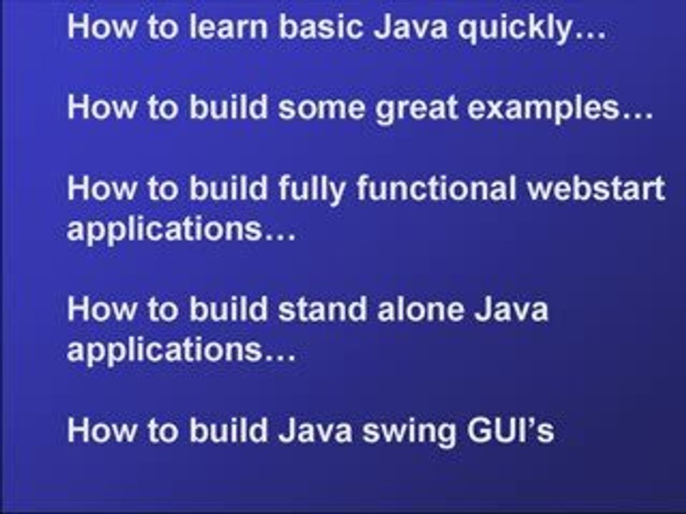 Learn Java Quickly with Free Online Course