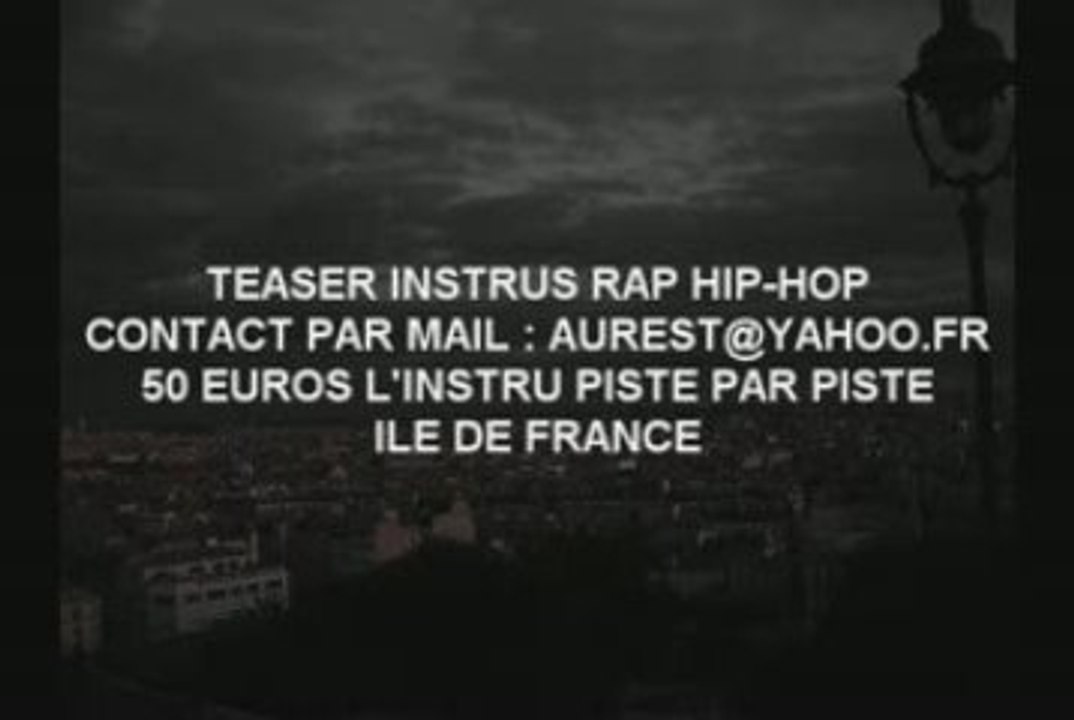 INSTRUS PRO Rap & Hip-Hop | Contactez-moi pour vos projets 🎶