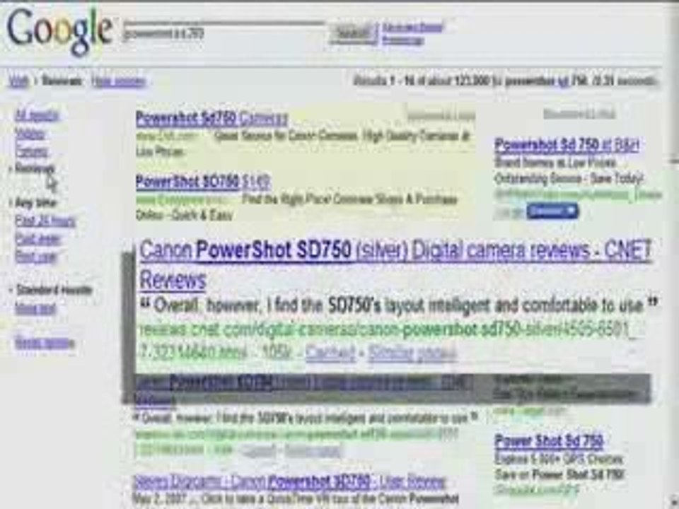 Google Search Options