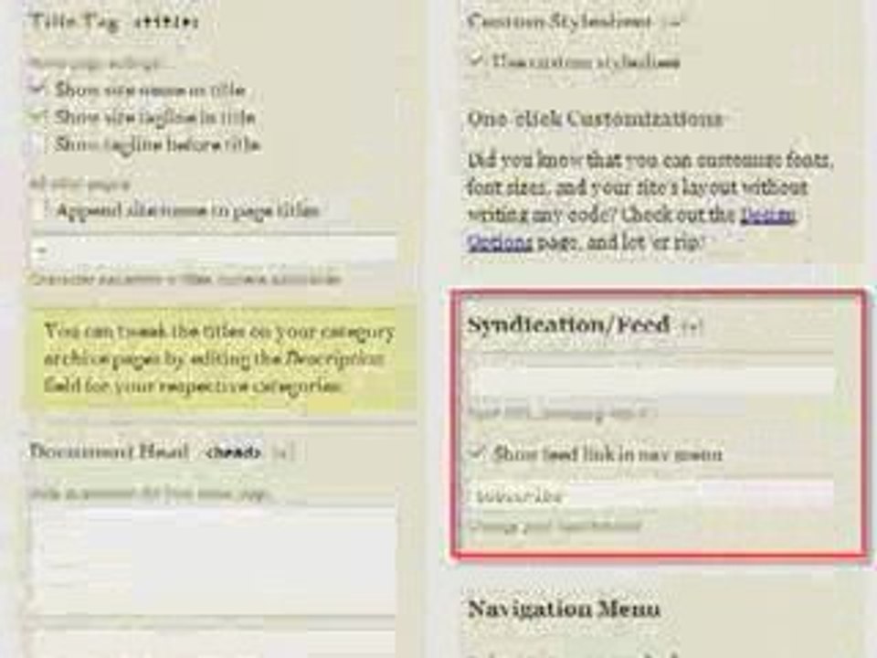 Thesis Wordpress Theme