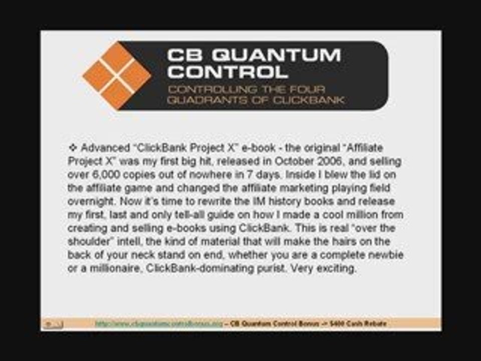 CB Quantum Control: Master ClickBank Strategies